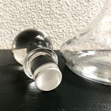 Wine carafe grape variety with cork