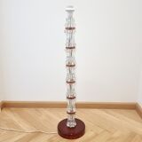 Scandinavian mid-century crystal glass floor lamp by carl fagerlund for orrefors, sweden, 1960s