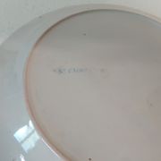 Decorative plate st Clement floral decoration