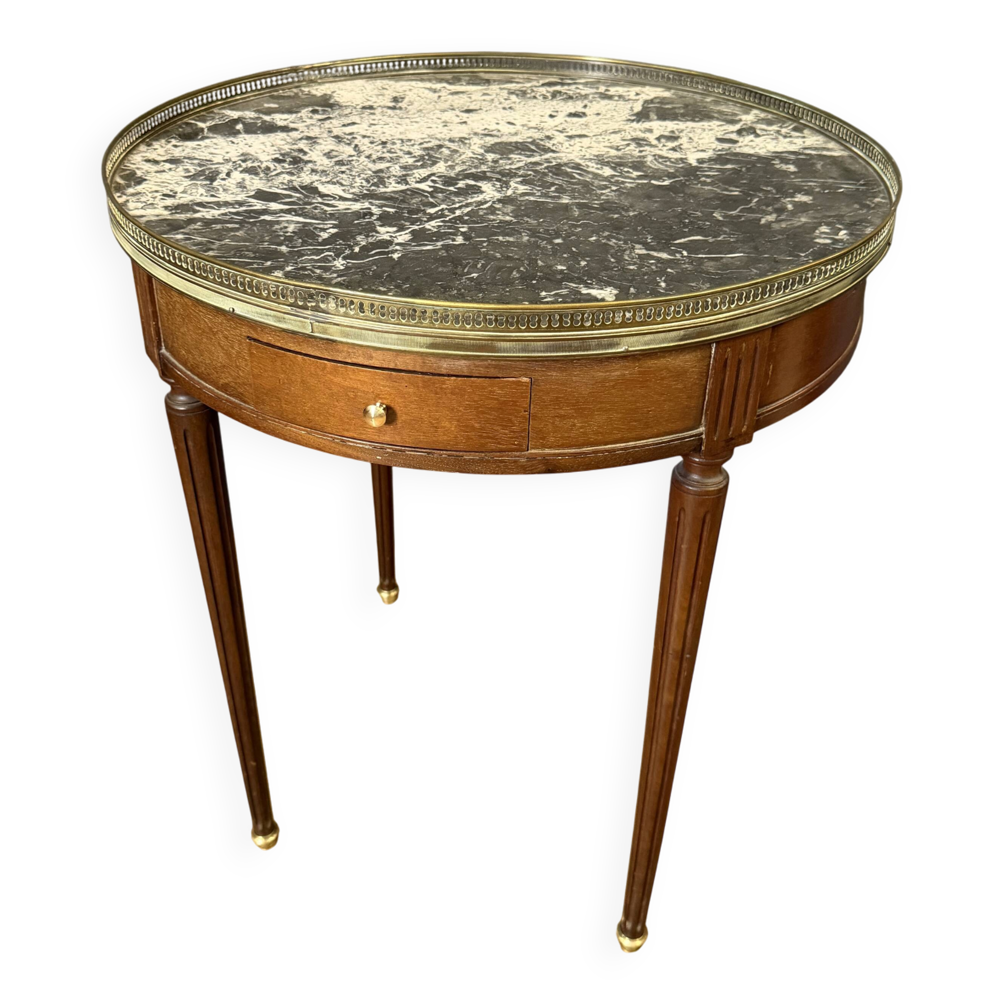 Table Bouillotte Louis XVI en Acajou XXème