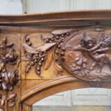 Art Nouveau fireplace.