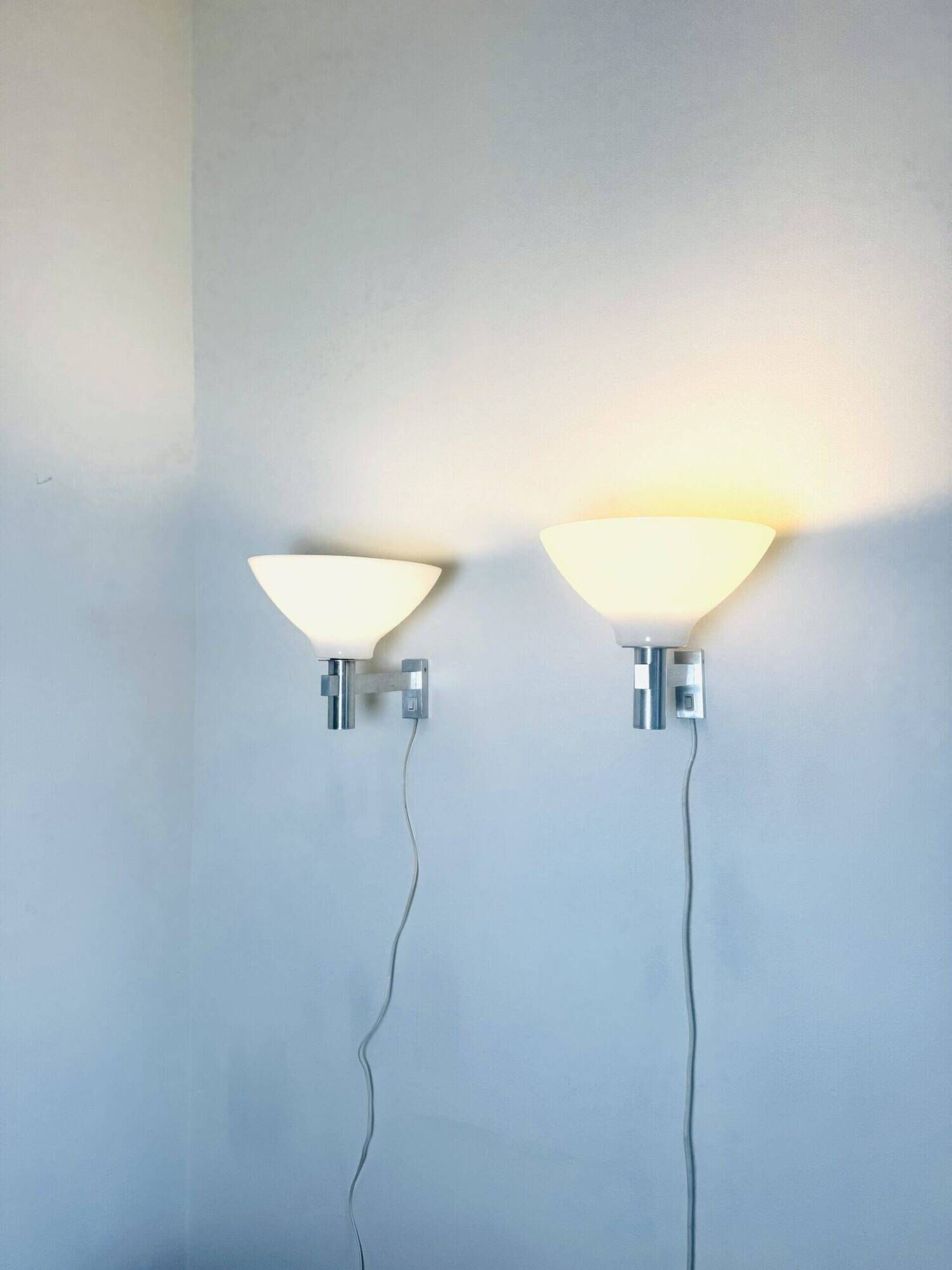 Pair Of Uplighter Wall Lamps By Raak Amsterdam, The Netherlands 1960S