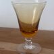 Vintage set of 3 coloured aperitif glasses