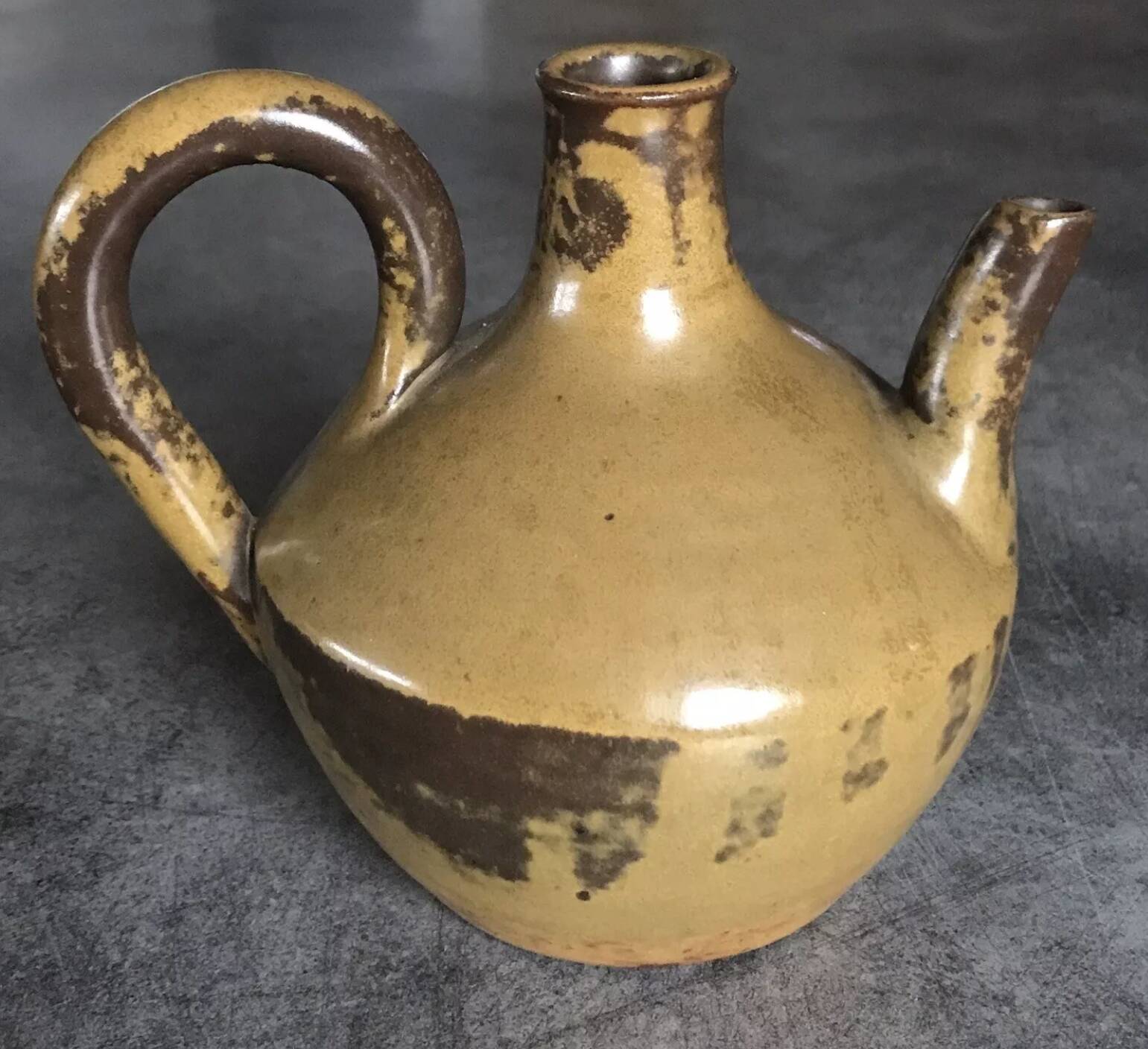 PITCHER Jug in PUISAYE stoneware signed Paul Jeanneney