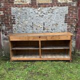 Counter, double-sided store furniture with storage