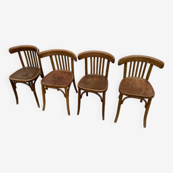 Set de 4 chaises bistrot artex