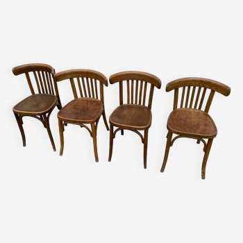 Set of 4 artex bistro chairs