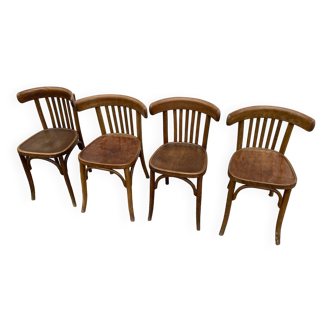 Set de 4 chaises bistrot artex