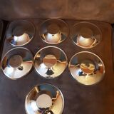 Set of 6 metal coasters