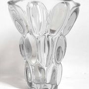 PIerre D'Avesn crystal honeycomb vase Height 20.7 cm