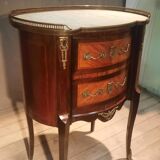 Commode tambour à porte  en plaquage