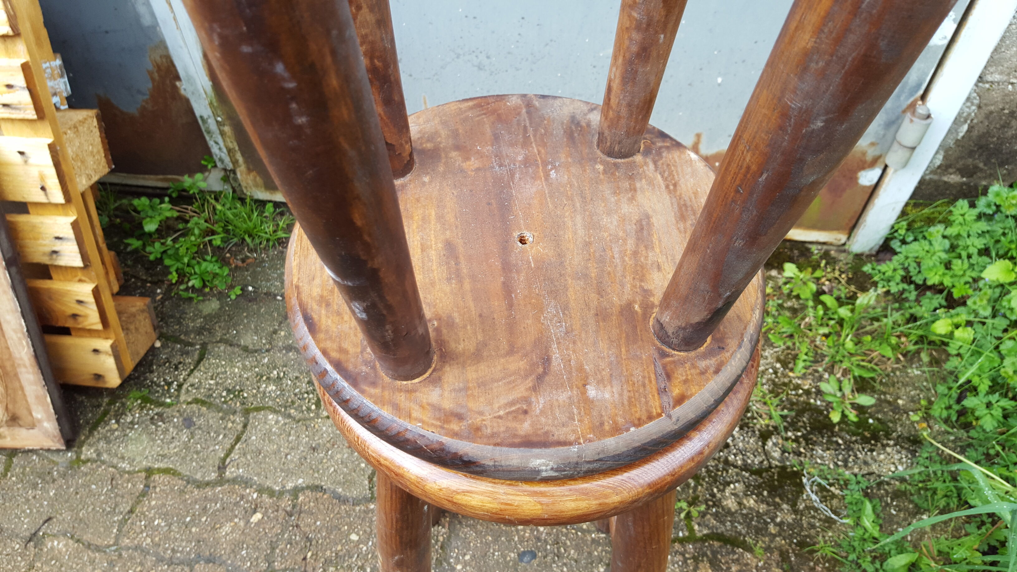 Paire de tabourets de bar vintage