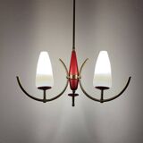 Mid-century chandelier by Stilnovo, Italy, 1940s-1950s.