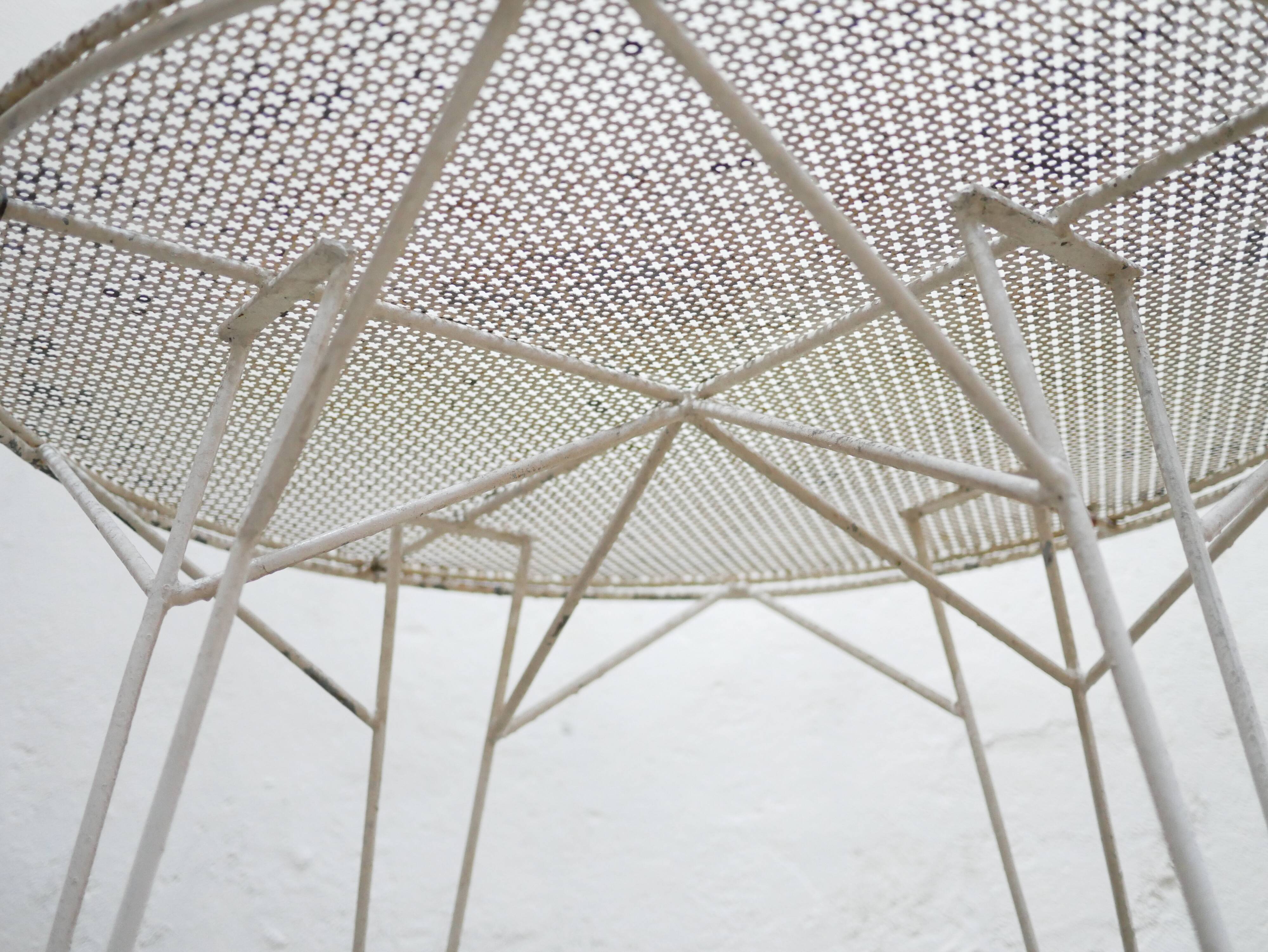 Vintage garden table by Mathieu Matégot