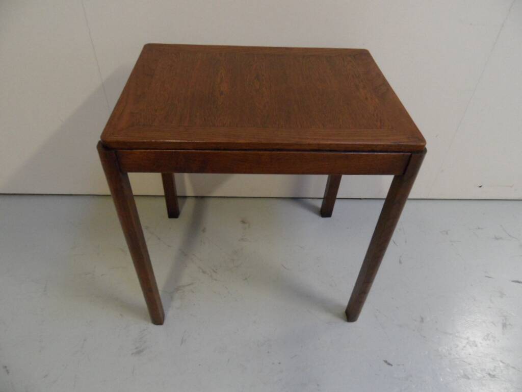 Art Deco oak sidetable