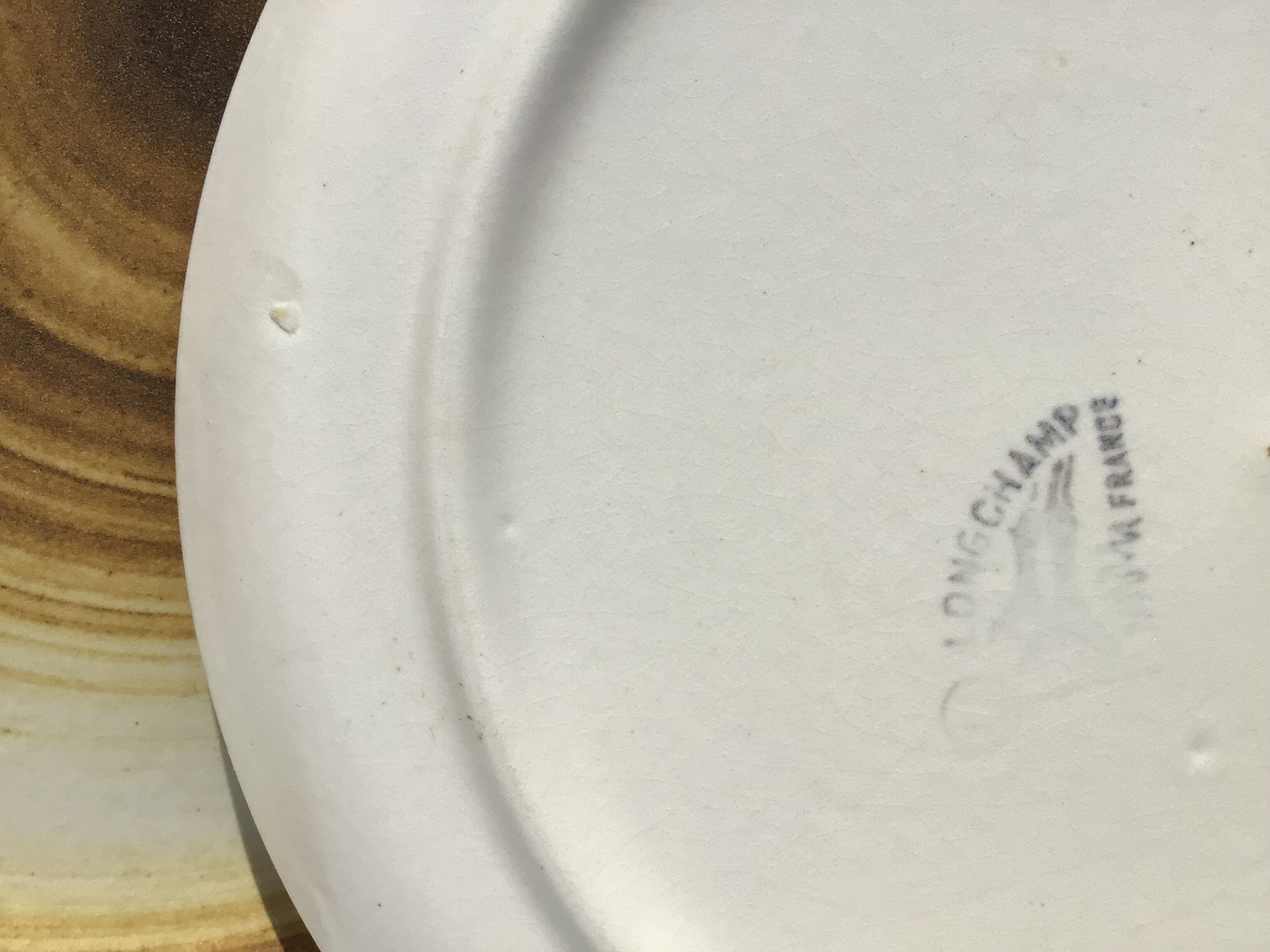 6 Flat plates sandstone Longchamp brown straw