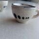 Set of 4 Small ceramic cups