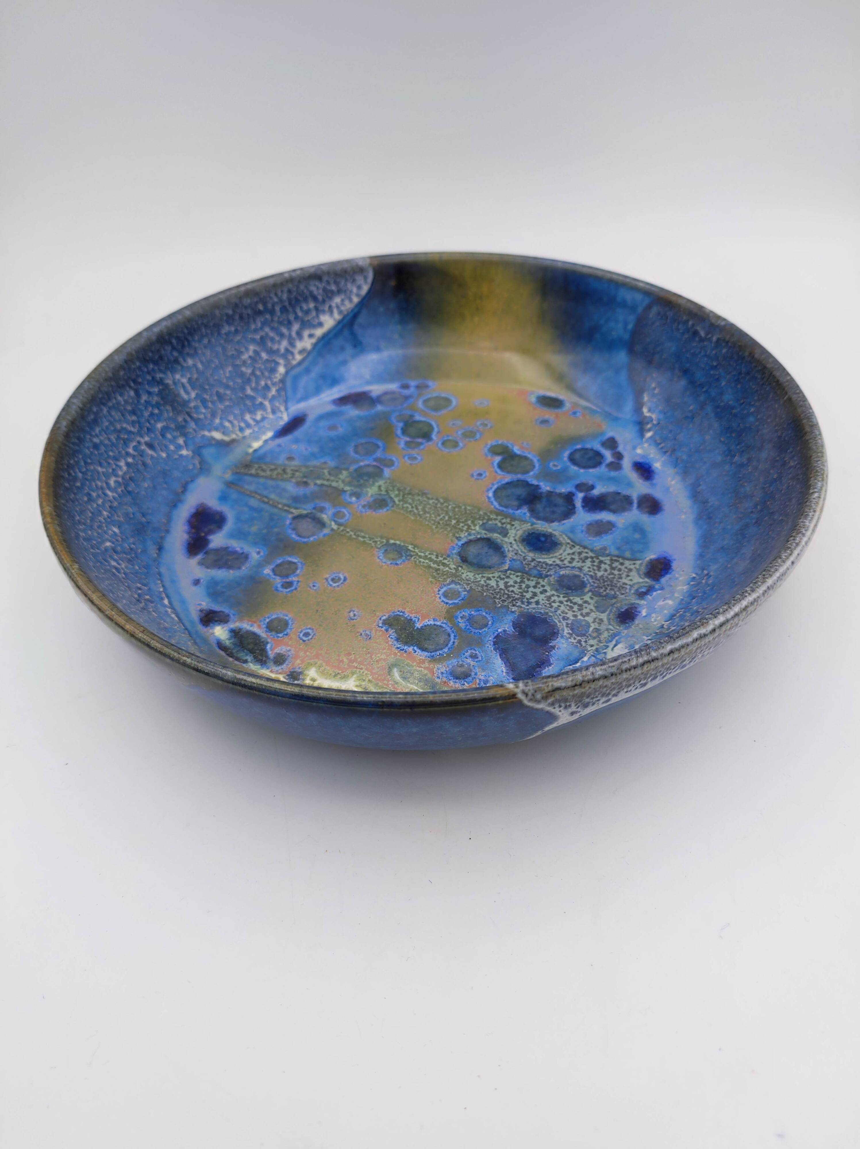 Stoneware dish from Nault pottery