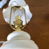 Opaline vintage bedside lamp