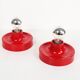 Pair of petite Disc sconces selected by Charlotte Perriand for Les Arcs