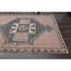 Vintage Turkish Oushak Wool Runner Handmade Wool Runner Rug 123x376