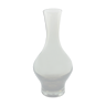 Scandinavian smoky grey glass vase