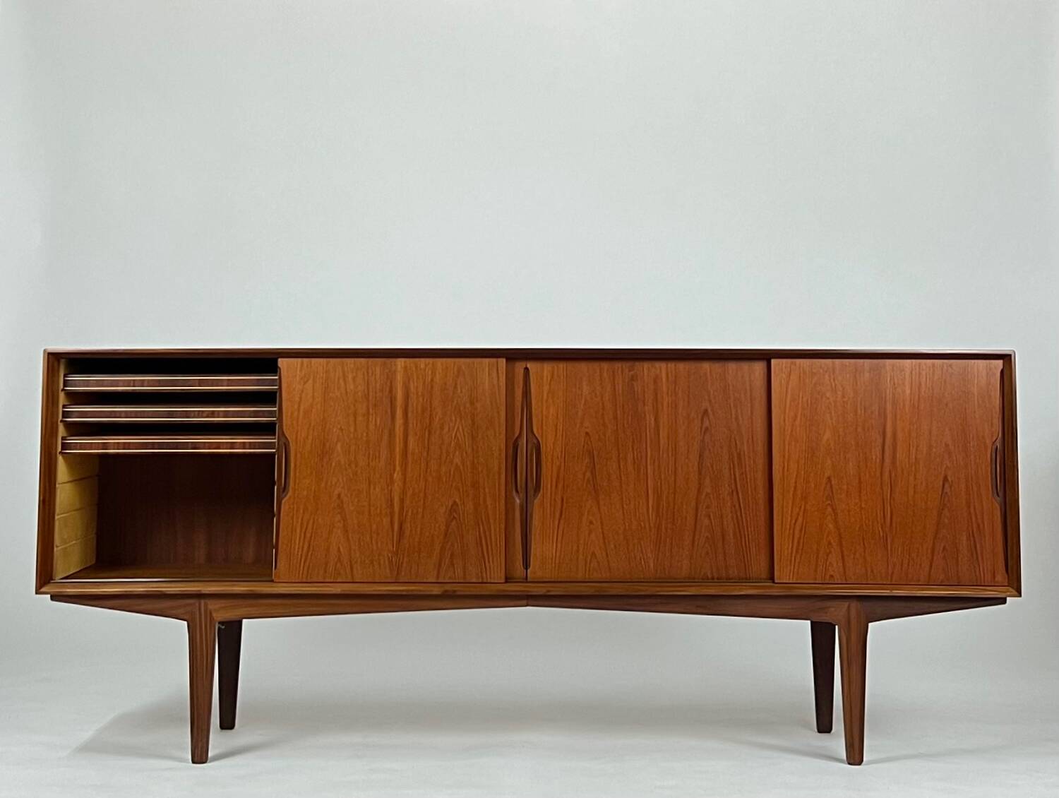 Knud Nielsen teak sideboard #42 vintage 60s mid-century Danish design