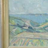 Carl Berndtsson, Swedish Modern Landscape, 1960s, Oil on Canvas, Framed