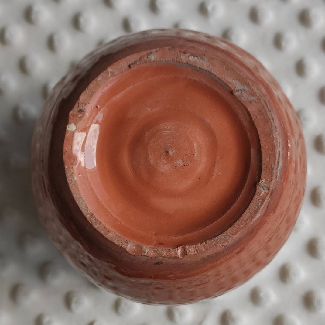 Vase terre cuite vernissée