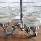 Suspension chrome chandelier and Murano glass paste, 20s / 30s.