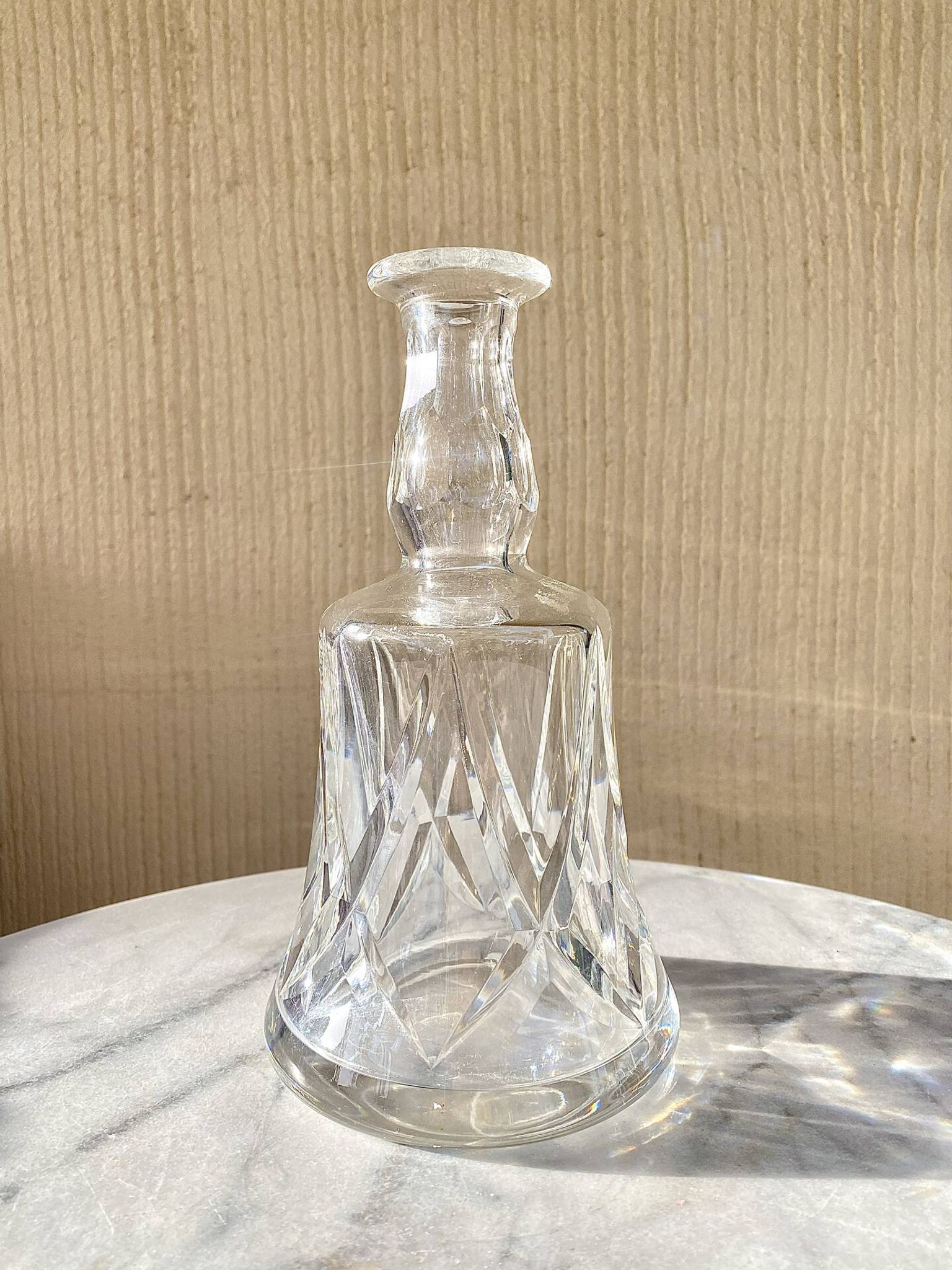 Crystal carafe signed Saint Louis model Camargue.