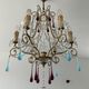 Italian chandelier of the 60s in De Murano glass