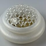 60s 70s Plafoniere gold wall lamp bubble glass space age design