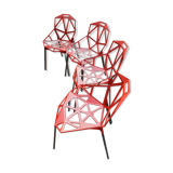 Ensemble de 4 chaises aluminium Magis One Konstantin Grcic