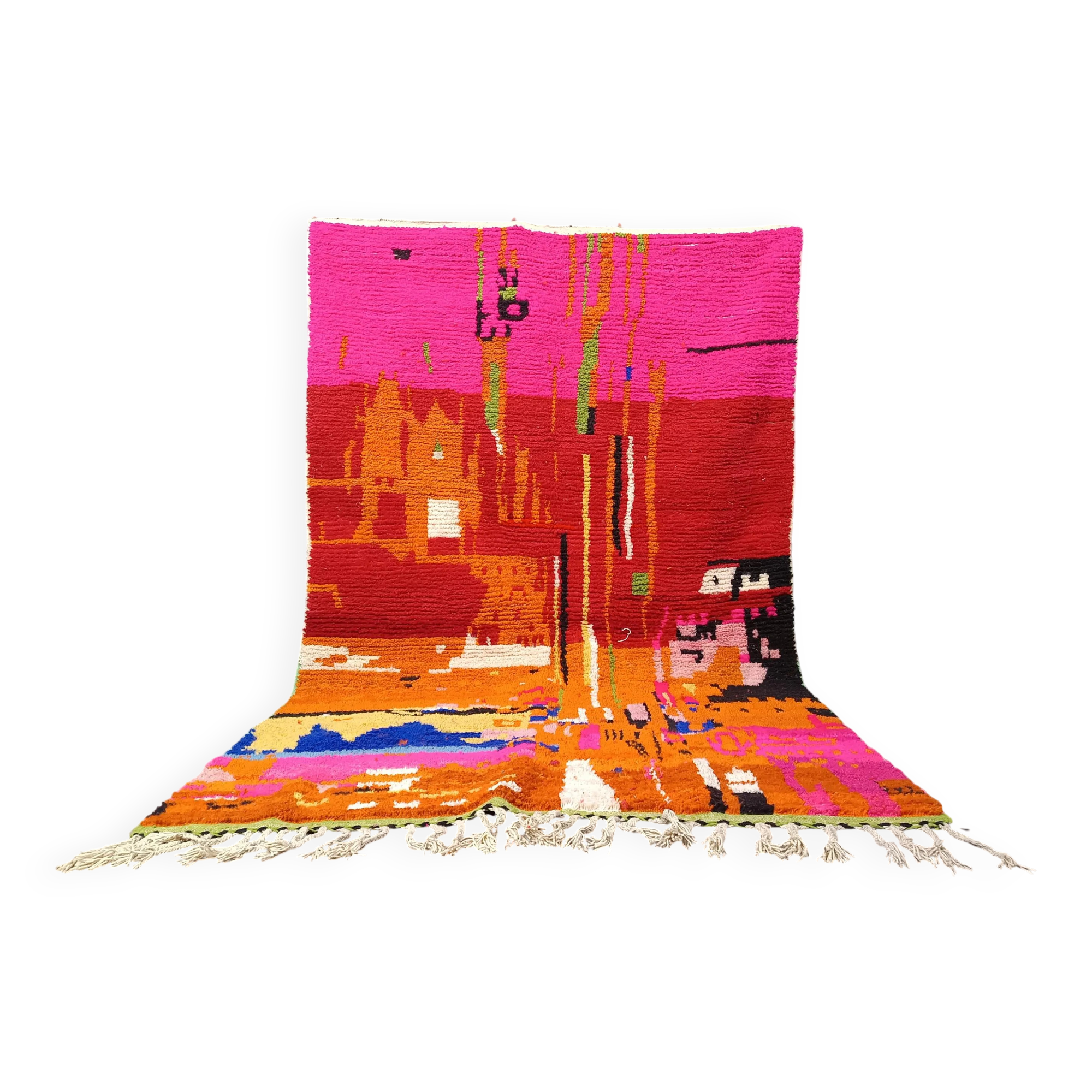 Tapis berbère artisanal Maroc 3 x 2 m