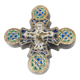 Art deco roger guérin bouffiloux ceramic cross