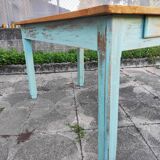 Weathered farm table