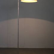 Lampe de sol Art Déco réglable, nickel, Tchécoslovaquie, années 1930