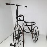 Old wood wrought iron tricycle bike