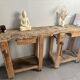 Genuine vintage wooden workbench from the 1960s stamped Grenade.