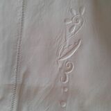 Lin Drap. BC embroidered monogram. Art deco