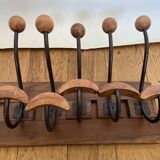 Door sliding wall coats 5 racks