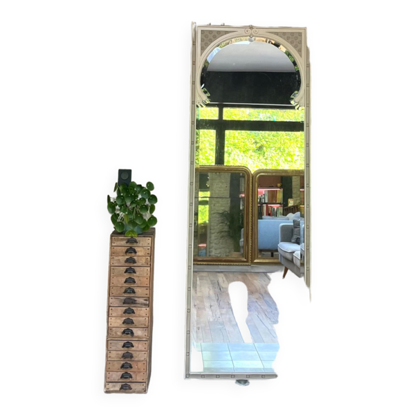 Miroir époque milieu XXème 230x80,5cm