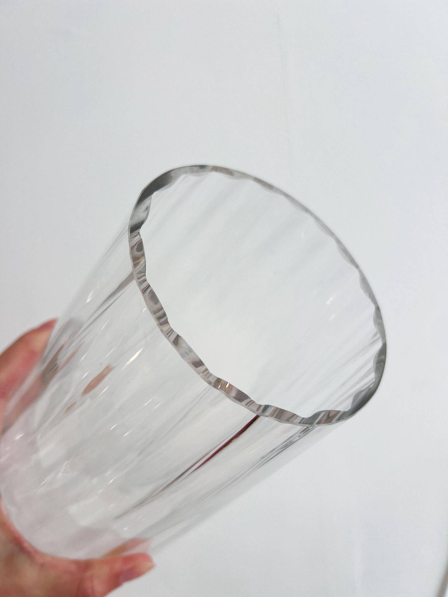 Grand vase transparent