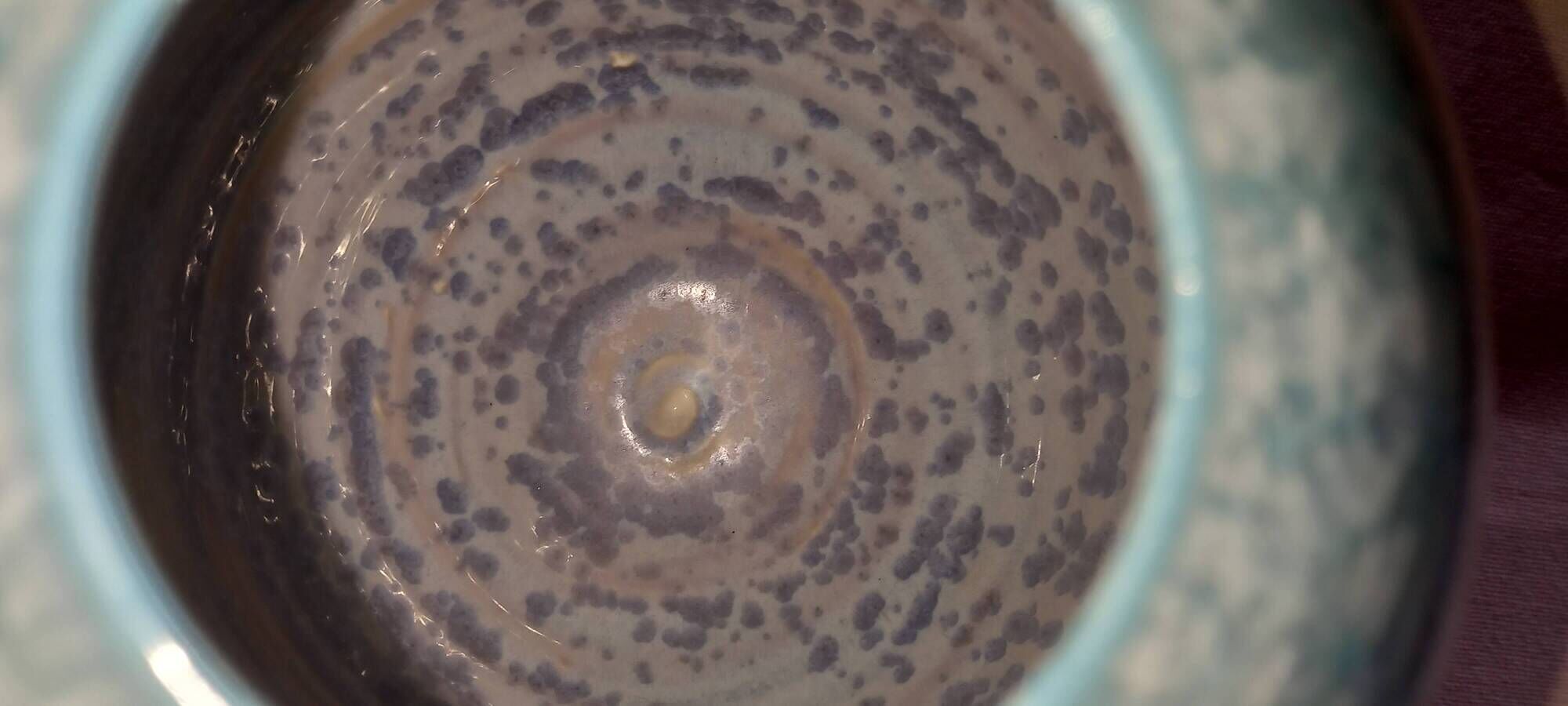 Vase Hélène LAIZÉ Saint-Cyr-Sur-Loire H.L.Z. – Blue crystalline stoneware
