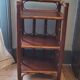 70's rattan shelf
