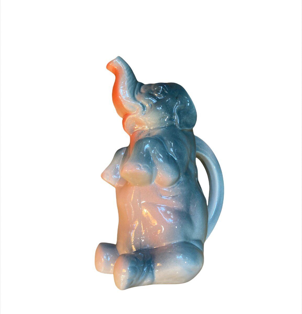 Pitcher in slurry zoomorph elephant 1950