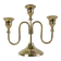 Vintage Brass Candlestick, Czechoslovakia, 1960's.