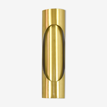 Applique space age Brass sconce par Marca SL Espagne, années 70