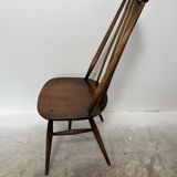 Set of 3 Ercol Goldsmith Scandinavian style wooden chairs